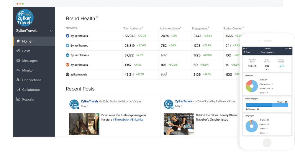 Zoho Social ile Sosyal Medya Yönetimi Çok Daha Kolay